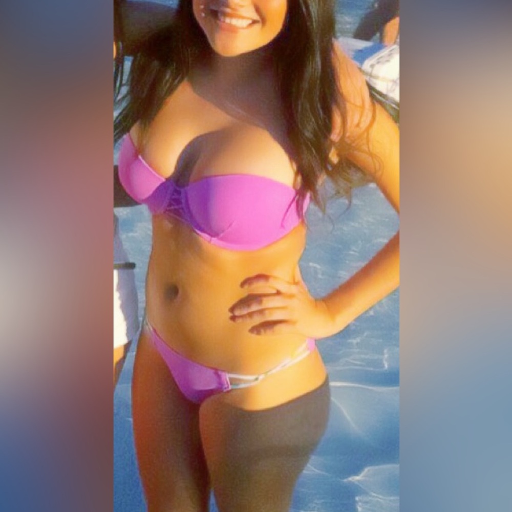 Victoria secret purple underwire bikini